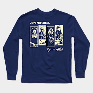 Joni Mitchell Retro Long Sleeve T-Shirt